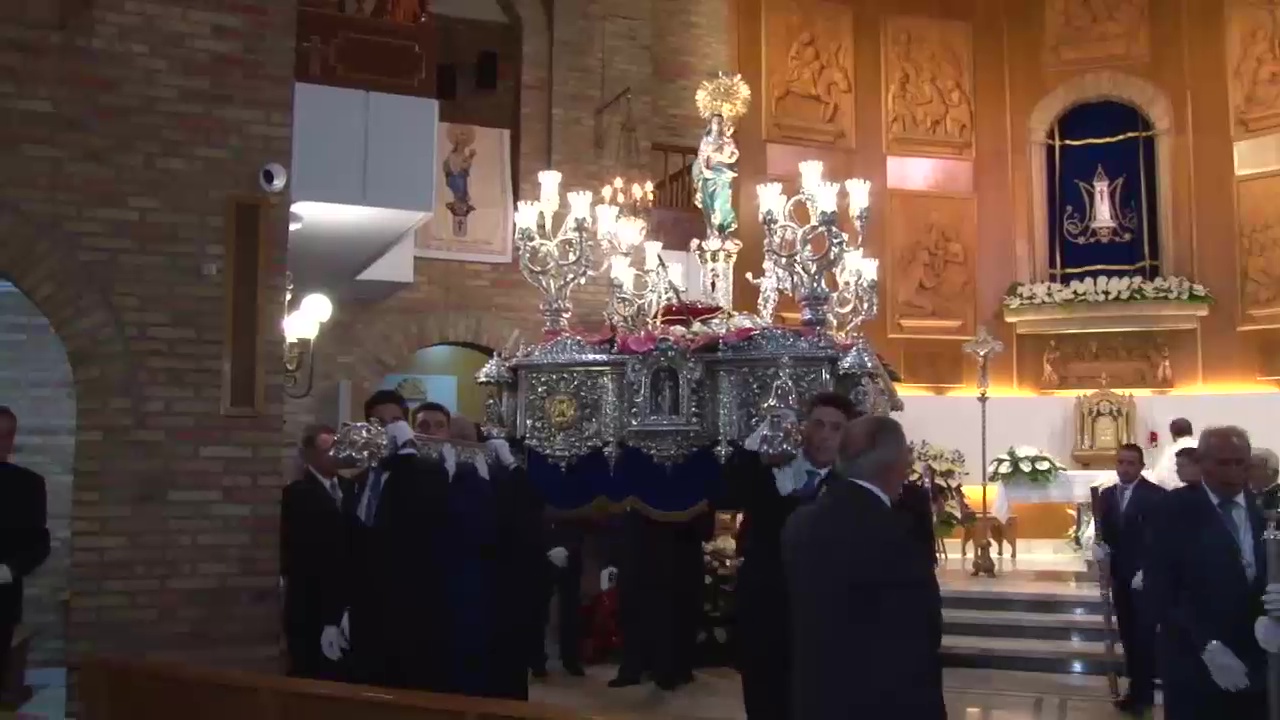 Procesión de la Vírgen del Pilar en Pilar de la Horadada